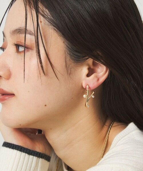 green label relaxing / グリーンレーベル リラクシング ピアス・イヤリング | ドロップフープ イヤリング | 詳細1