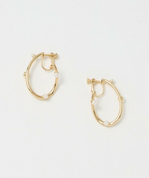 green label relaxing / グリーンレーベル リラクシング ピアス・イヤリング | ドロップフープ イヤリング | 詳細2