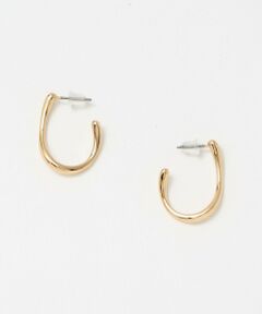 green label relaxing / グリーンレーベル リラクシング ピアス・イヤリング | ドロップフープ ウェーブ ピアス