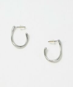 green label relaxing / グリーンレーベル リラクシング ピアス・イヤリング | ドロップフープ ウェーブ ピアス