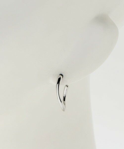 green label relaxing / グリーンレーベル リラクシング ピアス・イヤリング | ドロップフープ ウェーブ ピアス | 詳細7