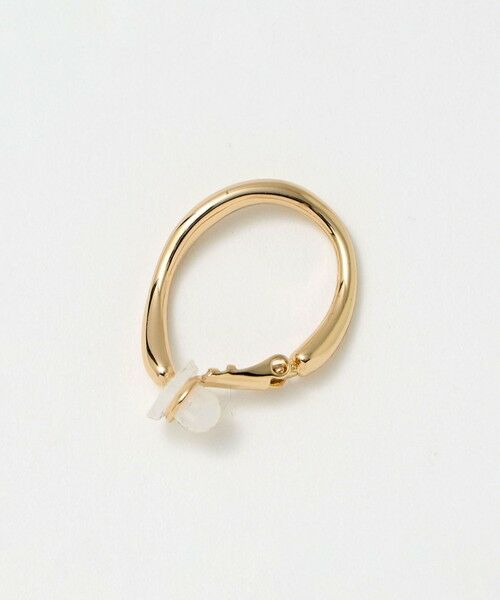 green label relaxing / グリーンレーベル リラクシング ピアス・イヤリング | ドロップフープ ウェーブ イヤリング | 詳細5