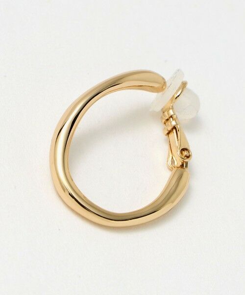 green label relaxing / グリーンレーベル リラクシング ピアス・イヤリング | ドロップフープ ウェーブ イヤリング | 詳細6