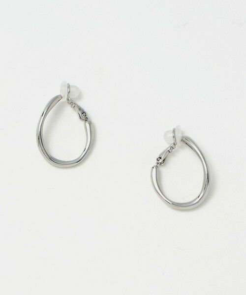 green label relaxing / グリーンレーベル リラクシング ピアス・イヤリング | ドロップフープ ウェーブ イヤリング | 詳細8