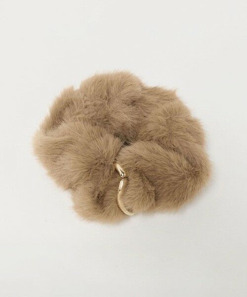 green label relaxing / グリーンレーベル リラクシング ヘアゴム・シュシュ | フェイクファー メタルリング シュシュ | 詳細9