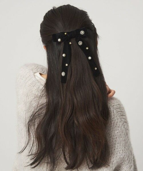 green label relaxing / グリーンレーベル リラクシング カチューシャ・カチューム・その他 | キラキラパーツ リボン バレッタ | 詳細1