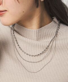green label relaxing / グリーンレーベル リラクシング ネックレス・ペンダント・チョーカー | 3WAY デザインチェーン 3連 ネックレス