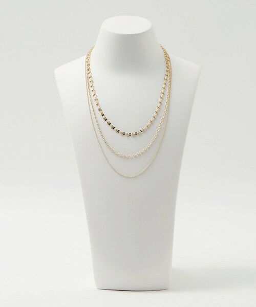 green label relaxing / グリーンレーベル リラクシング ネックレス・ペンダント・チョーカー | 3WAY デザインチェーン 3連 ネックレス | 詳細8