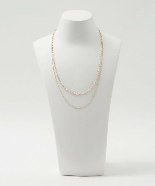 green label relaxing / グリーンレーベル リラクシング ネックレス・ペンダント・チョーカー | 3WAY デザインチェーン 3連 ネックレス | 詳細9