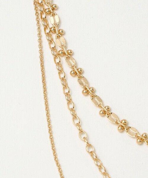 green label relaxing / グリーンレーベル リラクシング ネックレス・ペンダント・チョーカー | 3WAY デザインチェーン 3連 ネックレス | 詳細3