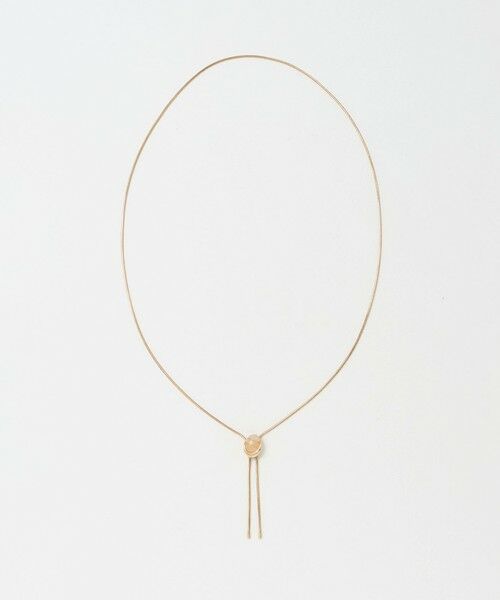 green label relaxing / グリーンレーベル リラクシング ネックレス・ペンダント・チョーカー | オーバルカラー スライド Yネックレス | 詳細8