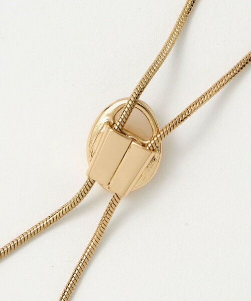 green label relaxing / グリーンレーベル リラクシング ネックレス・ペンダント・チョーカー | オーバルカラー スライド Yネックレス | 詳細11