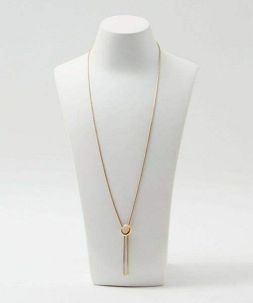 green label relaxing / グリーンレーベル リラクシング ネックレス・ペンダント・チョーカー | オーバルカラー スライド Yネックレス | 詳細12