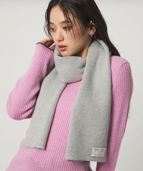 green label relaxing / グリーンレーベル リラクシング マフラー・ショール・スヌード・ストール | 【別注】＜Johnstons of Elgin＞ニット マフラー | 詳細1