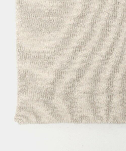 green label relaxing / グリーンレーベル リラクシング マフラー・ショール・スヌード・ストール | 【別注】＜Johnstons of Elgin＞ニット マフラー | 詳細7