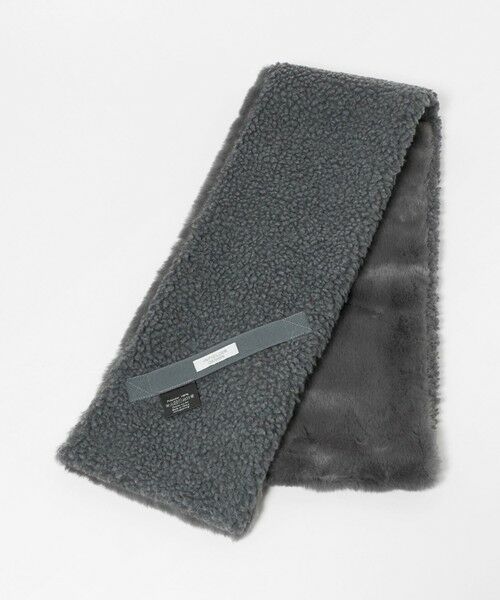 green label relaxing / グリーンレーベル リラクシング マフラー・ショール・スヌード・ストール | 【別注】＜INFIELDER DESIGN＞ボア リバーシブルマフラー | 詳細3