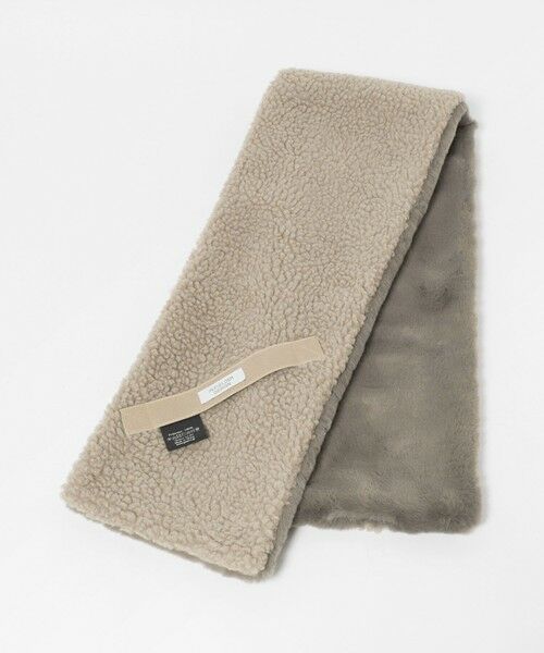 green label relaxing / グリーンレーベル リラクシング マフラー・ショール・スヌード・ストール | 【別注】＜INFIELDER DESIGN＞ボア リバーシブルマフラー | 詳細6