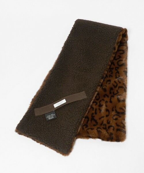 green label relaxing / グリーンレーベル リラクシング マフラー・ショール・スヌード・ストール | 【別注】＜INFIELDER DESIGN＞ボア リバーシブルマフラー | 詳細14