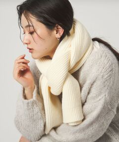 green label relaxing / グリーンレーベル リラクシング マフラー・ショール・スヌード・ストール | 【WEB限定】リブ ロング マフラー