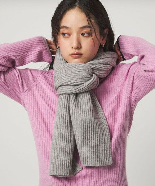 green label relaxing / グリーンレーベル リラクシング マフラー・ショール・スヌード・ストール | 【WEB限定】リブ ロング マフラー | 詳細5