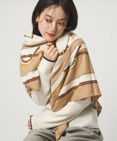 green label relaxing / グリーンレーベル リラクシング マフラー・ショール・スヌード・ストール | プリント スクエアストール