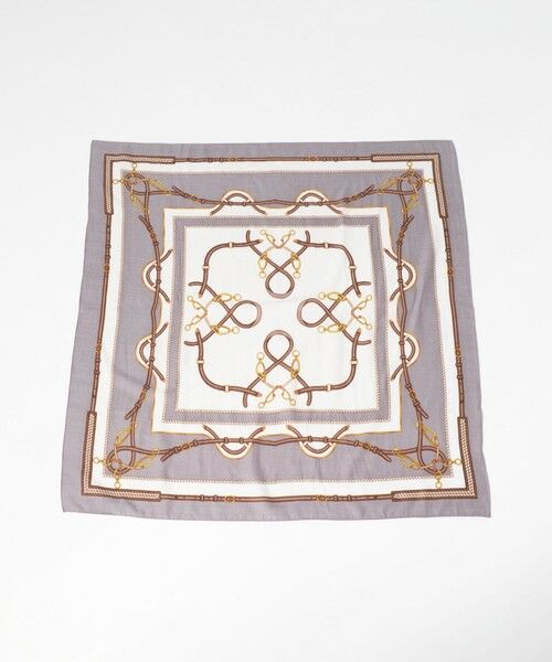 green label relaxing / グリーンレーベル リラクシング マフラー・ショール・スヌード・ストール | プリント スクエアストール | 詳細1