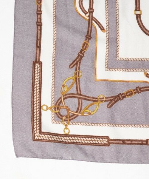 green label relaxing / グリーンレーベル リラクシング マフラー・ショール・スヌード・ストール | プリント スクエアストール | 詳細2