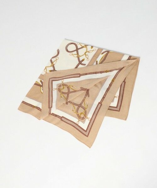 green label relaxing / グリーンレーベル リラクシング マフラー・ショール・スヌード・ストール | プリント スクエアストール | 詳細6