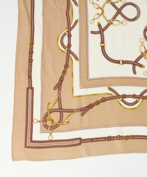 green label relaxing / グリーンレーベル リラクシング マフラー・ショール・スヌード・ストール | プリント スクエアストール | 詳細8