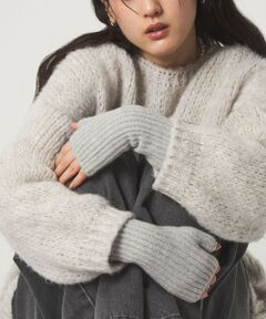 green label relaxing / グリーンレーベル リラクシング 手袋 | 【別注】＜Johnstons of Elgin＞ニットグローブ / 手袋