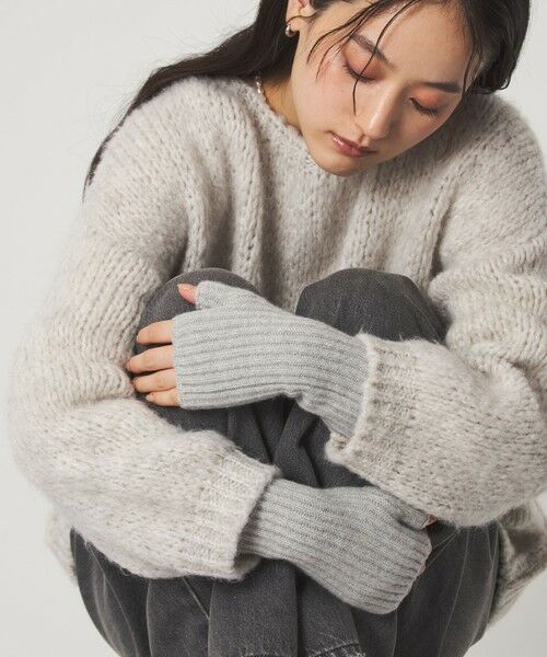 green label relaxing / グリーンレーベル リラクシング 手袋 | 【別注】＜Johnstons of Elgin＞ニットグローブ / 手袋 | 詳細1