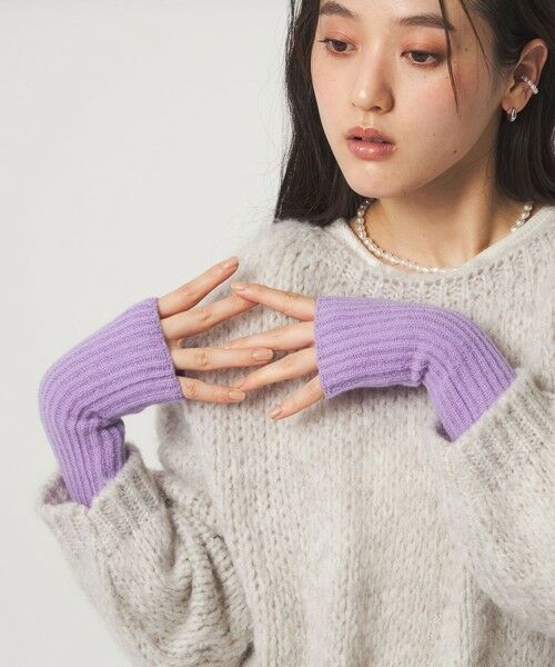 green label relaxing / グリーンレーベル リラクシング 手袋 | 【別注】＜Johnstons of Elgin＞ニットグローブ / 手袋 | 詳細18