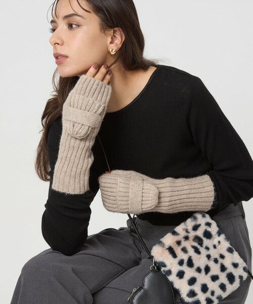 green label relaxing / グリーンレーベル リラクシング 手袋 | 2WAY フラップ アームウォーマー / 手袋 | 詳細11