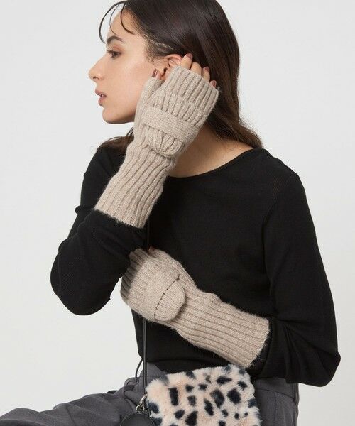 green label relaxing / グリーンレーベル リラクシング 手袋 | 2WAY フラップ アームウォーマー / 手袋 | 詳細12