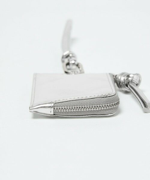 green label relaxing / グリーンレーベル リラクシング カードケース・名刺入れ・定期入れ | 【別注】＜perche＞2WAY ストラップ カードケーズ / シルバー | 詳細2