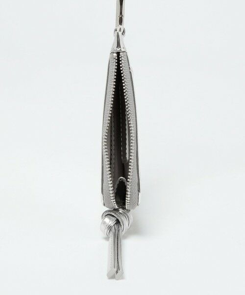 green label relaxing / グリーンレーベル リラクシング カードケース・名刺入れ・定期入れ | 【別注】＜perche＞2WAY ストラップ カードケーズ / シルバー | 詳細4