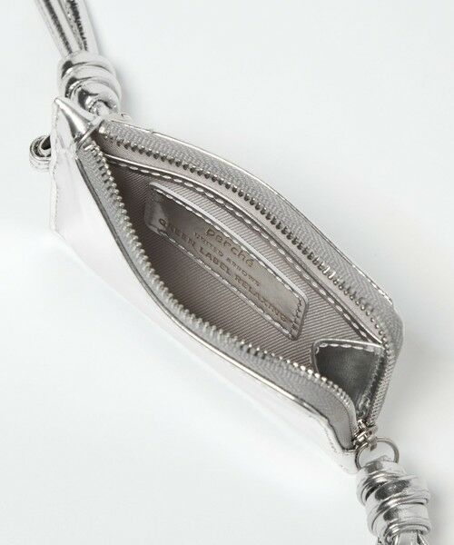 green label relaxing / グリーンレーベル リラクシング カードケース・名刺入れ・定期入れ | 【別注】＜perche＞2WAY ストラップ カードケーズ / シルバー | 詳細5