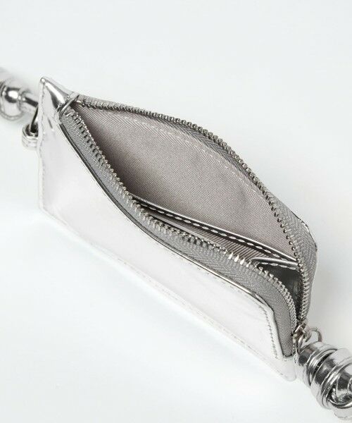 green label relaxing / グリーンレーベル リラクシング カードケース・名刺入れ・定期入れ | 【別注】＜perche＞2WAY ストラップ カードケーズ / シルバー | 詳細6