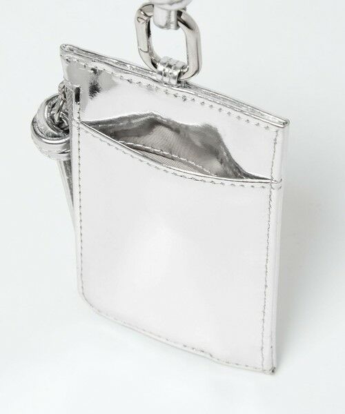 green label relaxing / グリーンレーベル リラクシング カードケース・名刺入れ・定期入れ | 【別注】＜perche＞2WAY ストラップ カードケーズ / シルバー | 詳細7