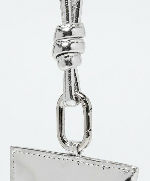 green label relaxing / グリーンレーベル リラクシング カードケース・名刺入れ・定期入れ | 【別注】＜perche＞2WAY ストラップ カードケーズ / シルバー | 詳細9