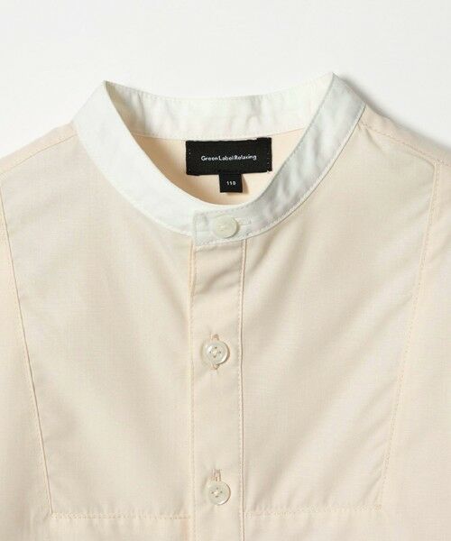 green label relaxing / グリーンレーベル リラクシング シャツ・ブラウス | バンドカラーシャツ / キッズ 110cm-130cm | 詳細7