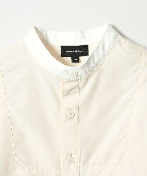 green label relaxing / グリーンレーベル リラクシング シャツ・ブラウス | バンドカラーシャツ / キッズ 110cm-130cm | 詳細12