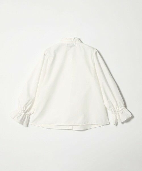 green label relaxing / グリーンレーベル リラクシング シャツ・ブラウス | スタンドカラー フリルリボン ブラウス/ キッズ 110cm-130cm | 詳細12