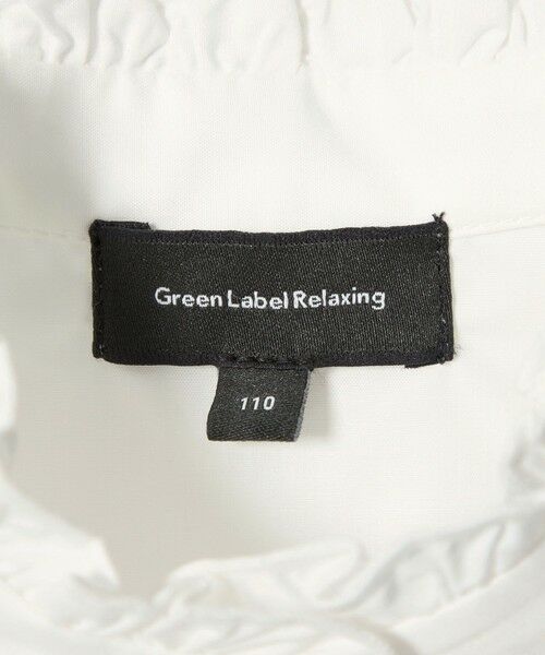 green label relaxing / グリーンレーベル リラクシング シャツ・ブラウス | スタンドカラー フリルリボン ブラウス/ キッズ 110cm-130cm | 詳細18
