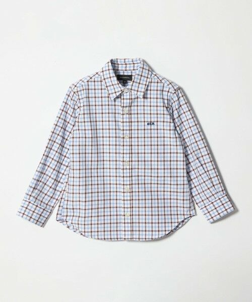 green label relaxing/グリーンレーベル リラクシング チェックシャツ / キッズ 110cm-130cm LT. BLUE 110cm green label relaxing/グリーンレーベル リラクシング チェックシャツ / キッズ 110cm-130cm LT. BLUE 110cm