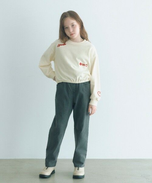 green label relaxing / グリーンレーベル リラクシング カットソー | チェーンステッチ 裏毛プルオーバー / トレーナー100cm-160cm | 詳細4