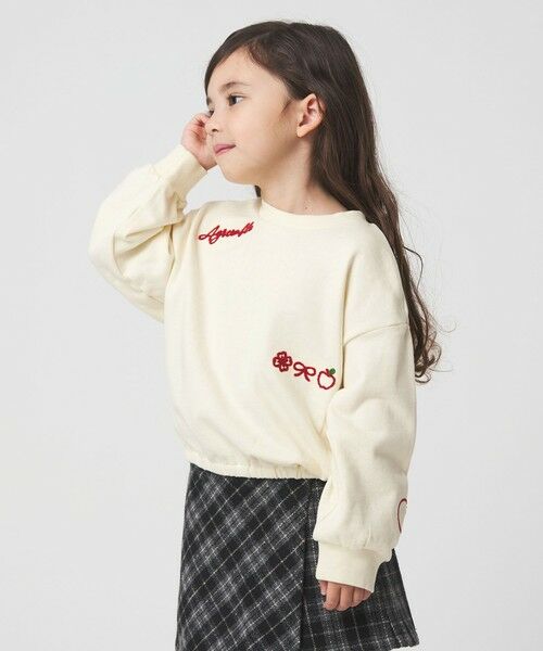 green label relaxing / グリーンレーベル リラクシング カットソー | チェーンステッチ 裏毛プルオーバー / トレーナー100cm-160cm | 詳細5