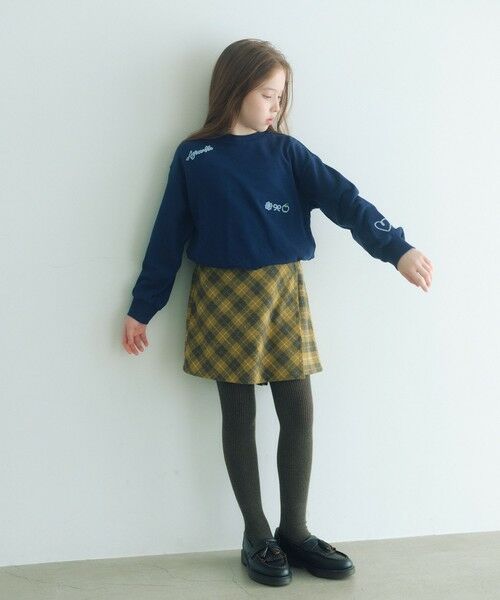 green label relaxing / グリーンレーベル リラクシング カットソー | チェーンステッチ 裏毛プルオーバー / トレーナー100cm-160cm | 詳細15