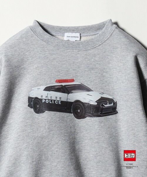 green label relaxing / グリーンレーベル リラクシング カットソー | 【別注】＜TOMICA＞袖ロゴ 裏毛スウェット / トレーナー / キッズ  100cm-130cm | 詳細2