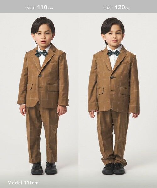 green label relaxing / グリーンレーベル リラクシング セットアップ | ウィンドペン チェック パンツ / キッズ 110cm-130cm | 詳細3